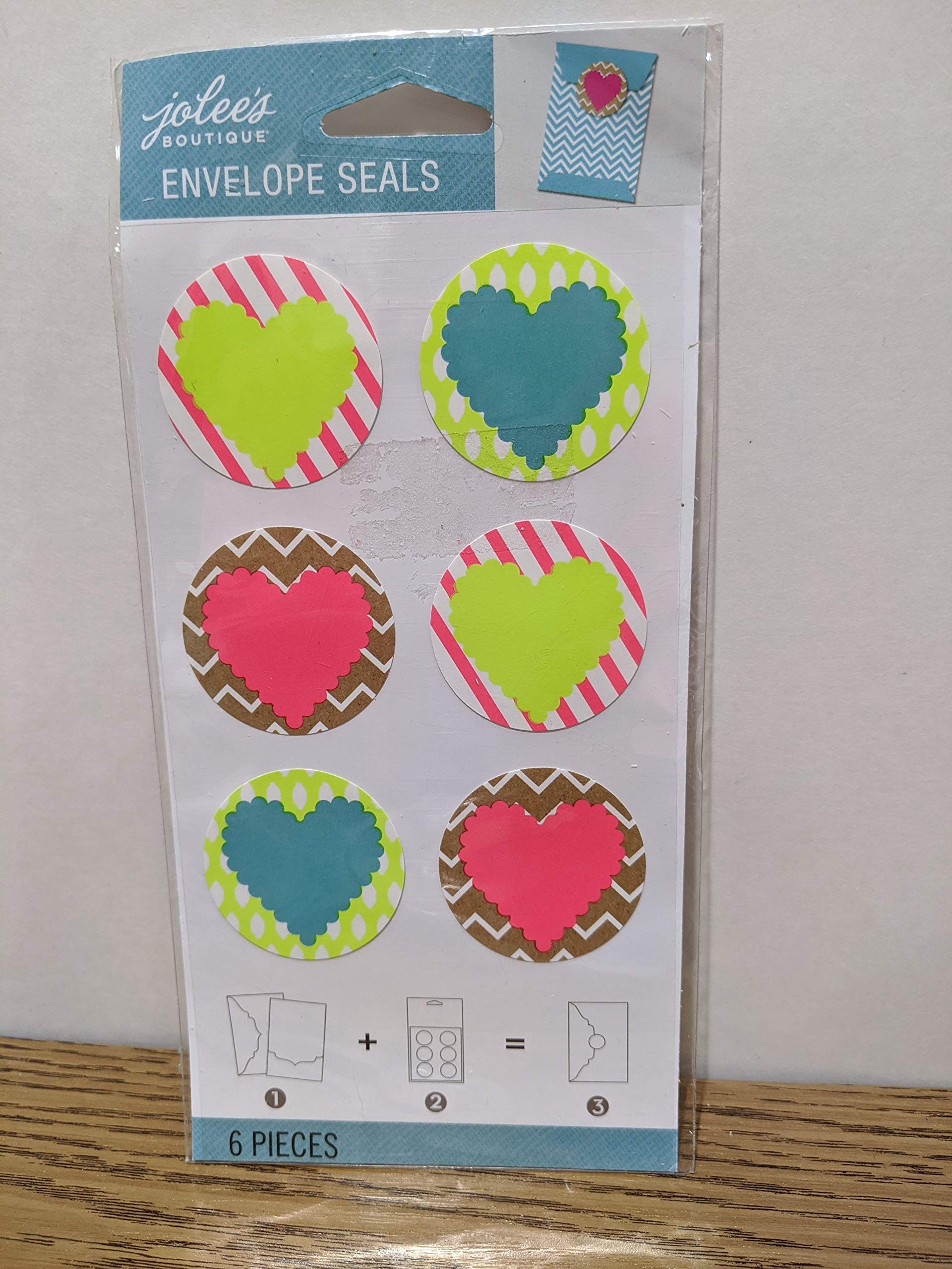 Jolee's BoutiqueJolee's Boutique 0015586985498 Pink Yellow Envelope Seals , Other