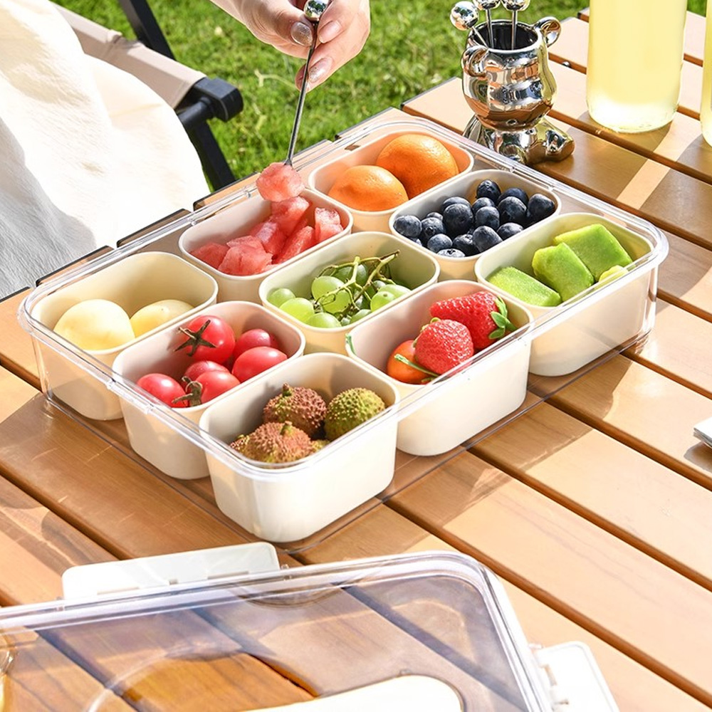 Amazon.com: Snack Bento Box Container with Lid & Handle Serving