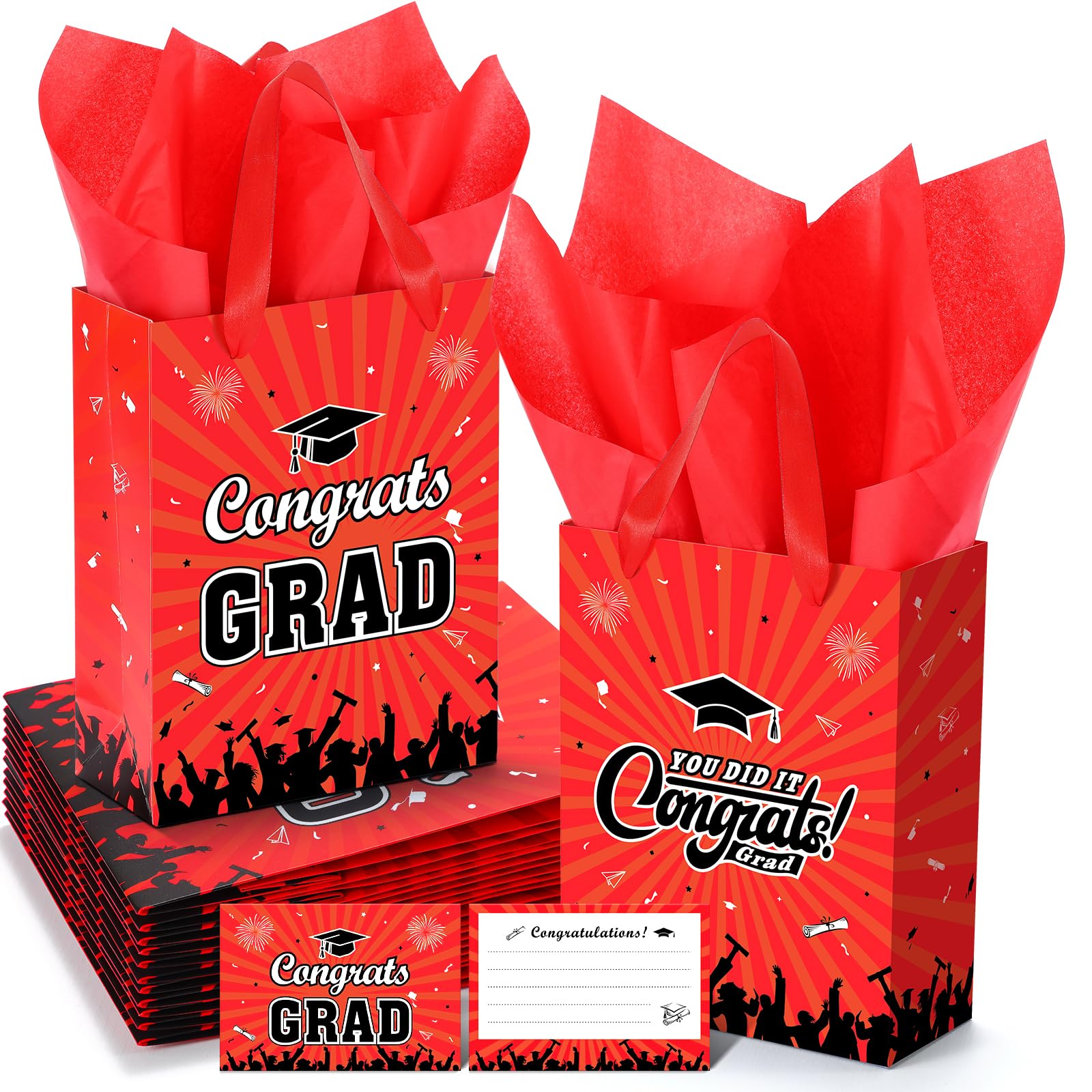 Amazon.com: KPOSIYA Graduation Gift Bags 12-Pack with Tissue Paper