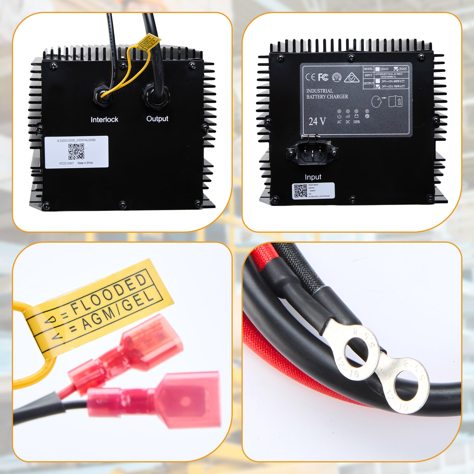 Amazon.com: 24V 25A Battery Charger Compatible with Genie/Skyjack