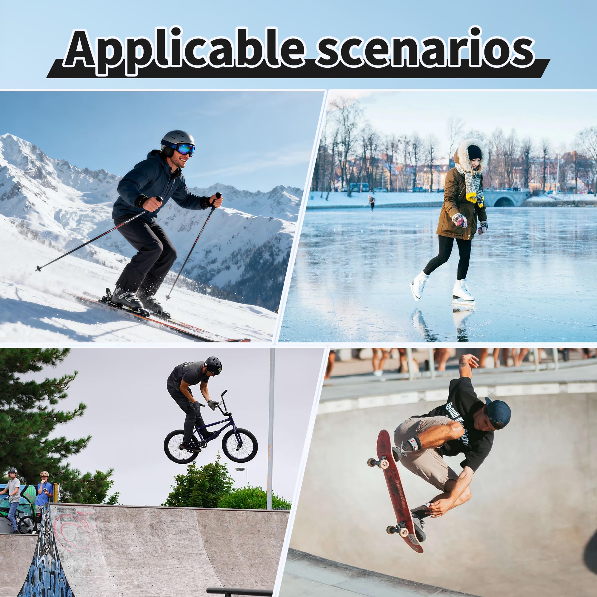 Pantalones Protectores 3D Patinadores para Cadera Glúteos y Coxis Pantalones Cortos Protectores Acolchados para Patinaje Esquí Snowboard Protecciones