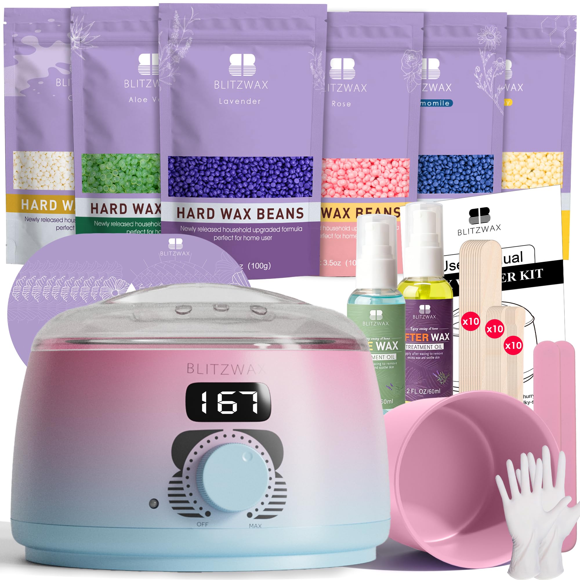 Amazon.com: BLITZWAX Brazilian and Bikini Waxing Kit for Women