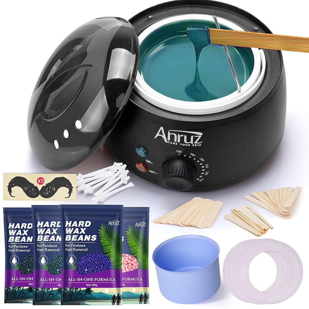 Amazon.com : Anruz Waxing Kit for Women Men - Wax Kit for
