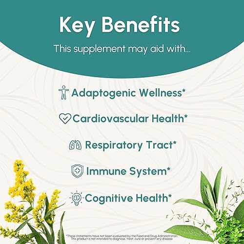 Miniatura 10 de Five Flavors Herbs Ashwagandha Tintura - Promueve la vitalidad, calma la mente, apoyo inmunológico, adaptógeno, bálsamo de limón, suplemento de