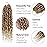 Passion Twist Hair - 8 Packs 10 Inch Passion Twist Crochet Hair For Women, Crochet Pretwisted Curly Hair Passion Twists Synthetic Braiding Hair Extensions (10 Inch 8 Packs, T27/613)