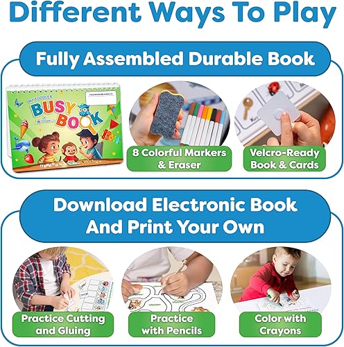 Miniatura 5 de Libro ocupado para niños pequeños de 1 a 3 a 21 actividades divertidas de aprendizaje para niños pequeños a preescolar o preescolar - Libro