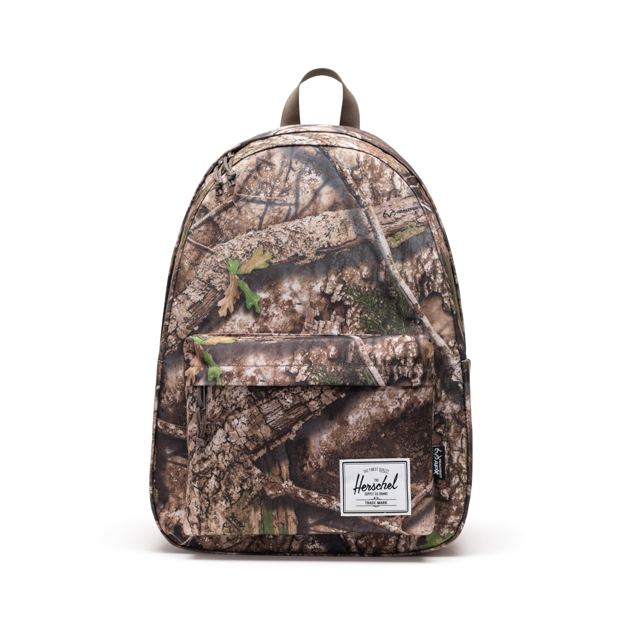 Herschel Supply Co. Zaino Classic - Custodia per laptop da 15"/​16", 100% poliestere riciclato, cinghie imbottite regolabili - Uso quotidiano, Realtree APX Camo
