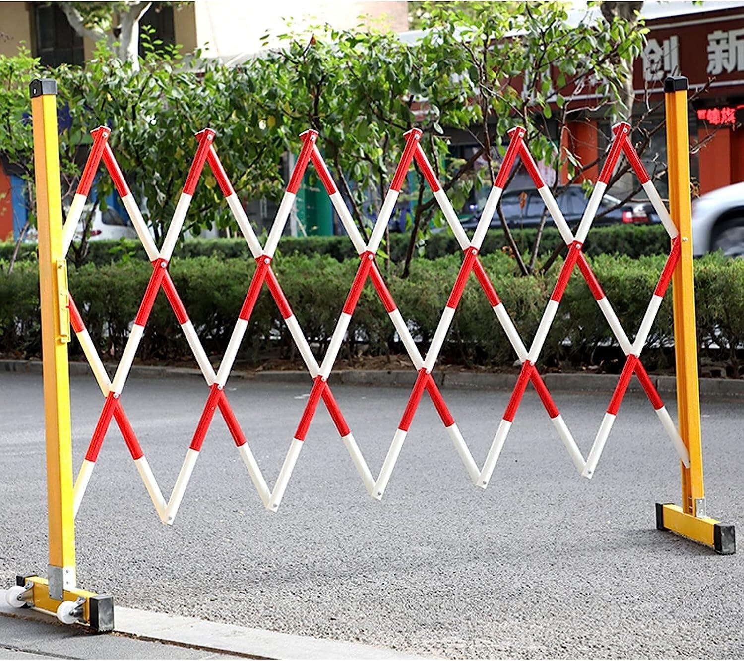 NCoco Portable Road Fence, Retractable Fence Removable
