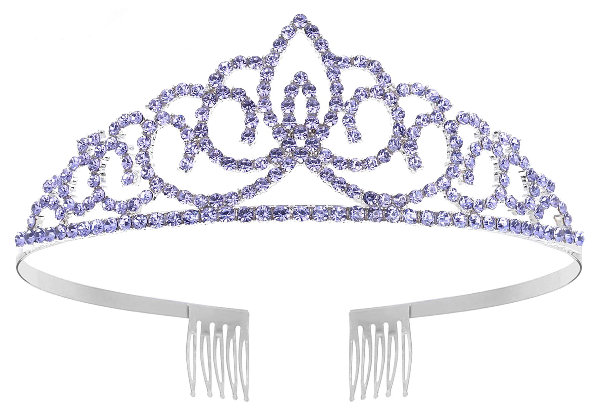 Amazon.com: Crystal Tiara Crowns for Women Girls Princess  display picture 2