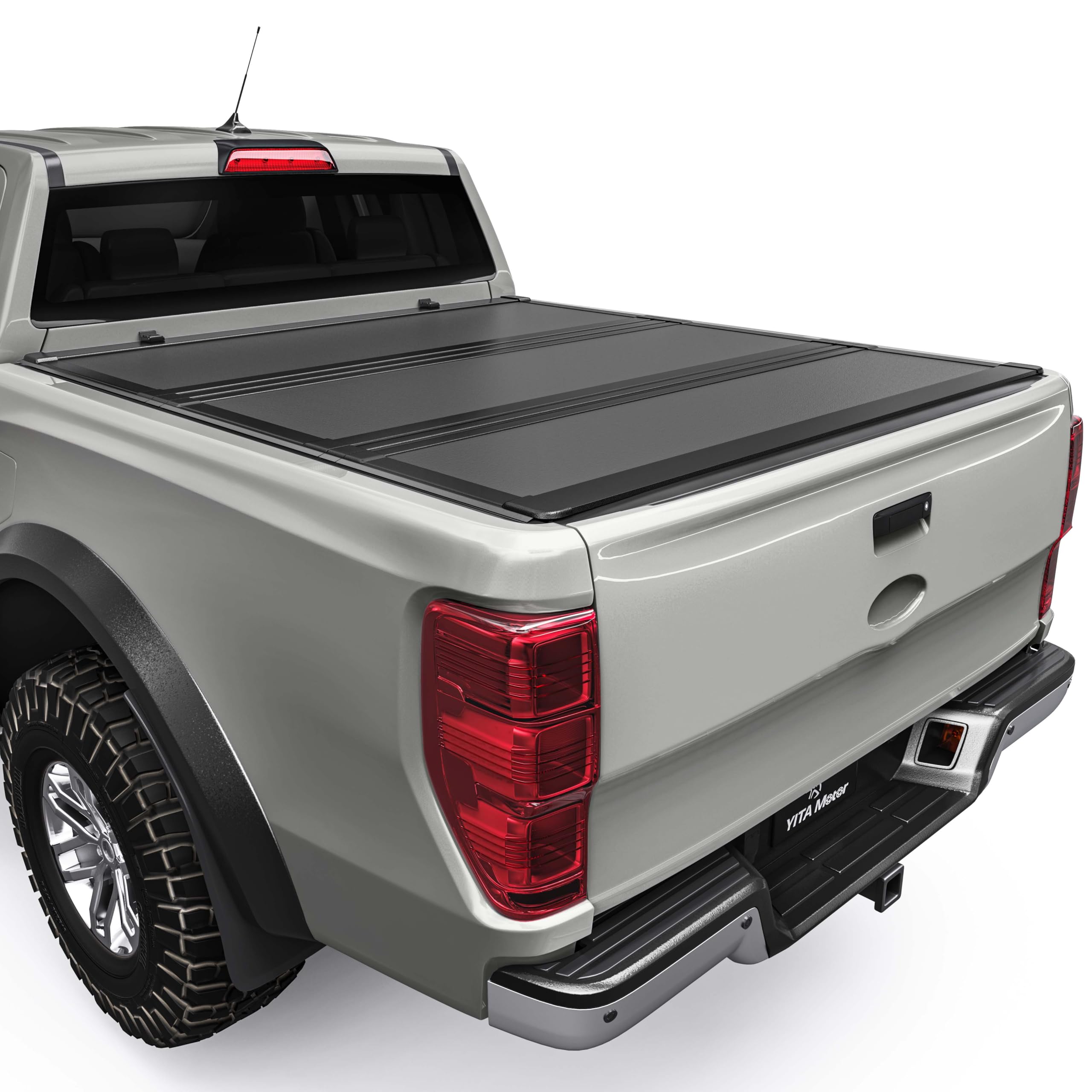 YITAMOTOR Low-Profile Hard Tri-Fold Tonneau Cover