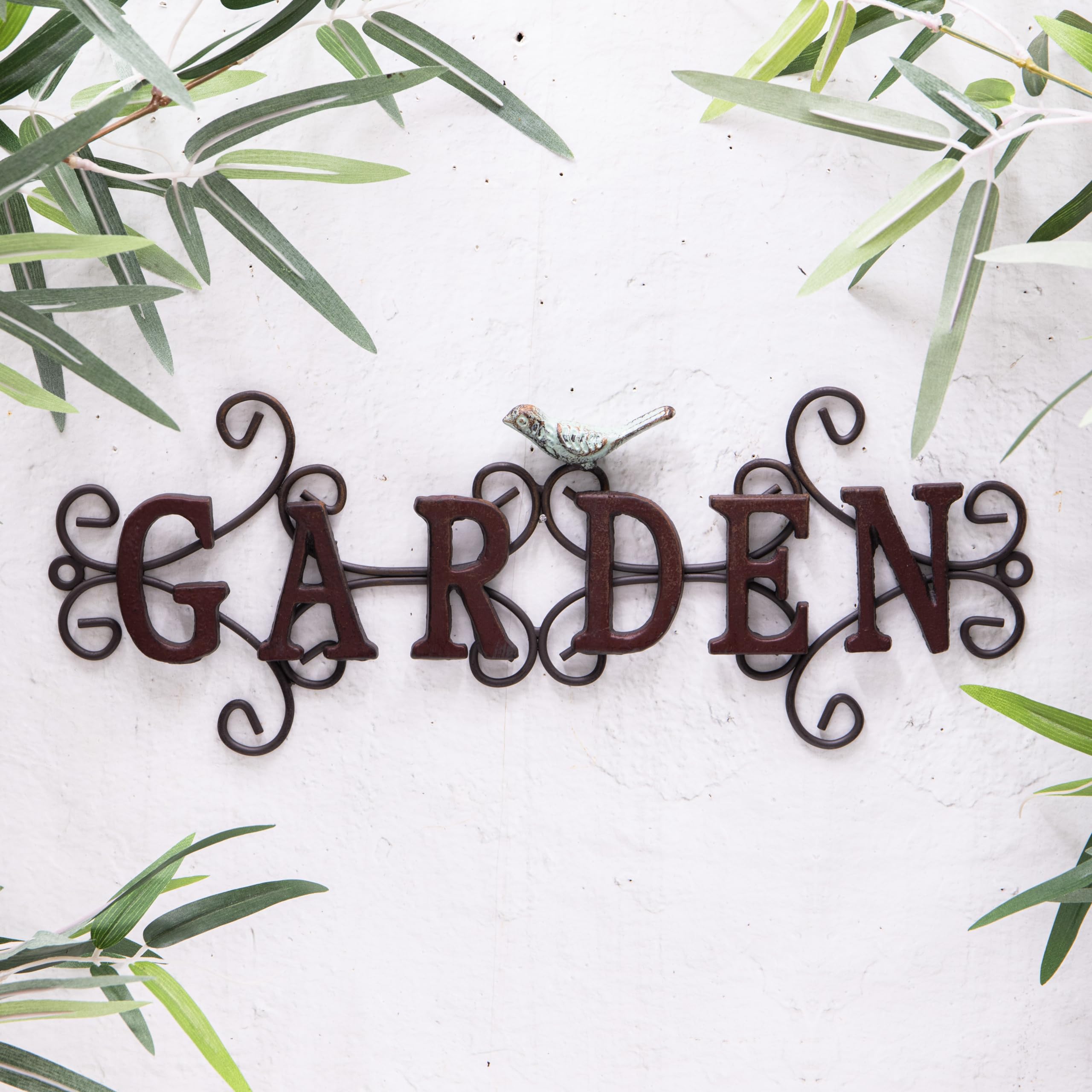 Metal Garden Vintage Decorative Ornate Wall Plaque/Sign