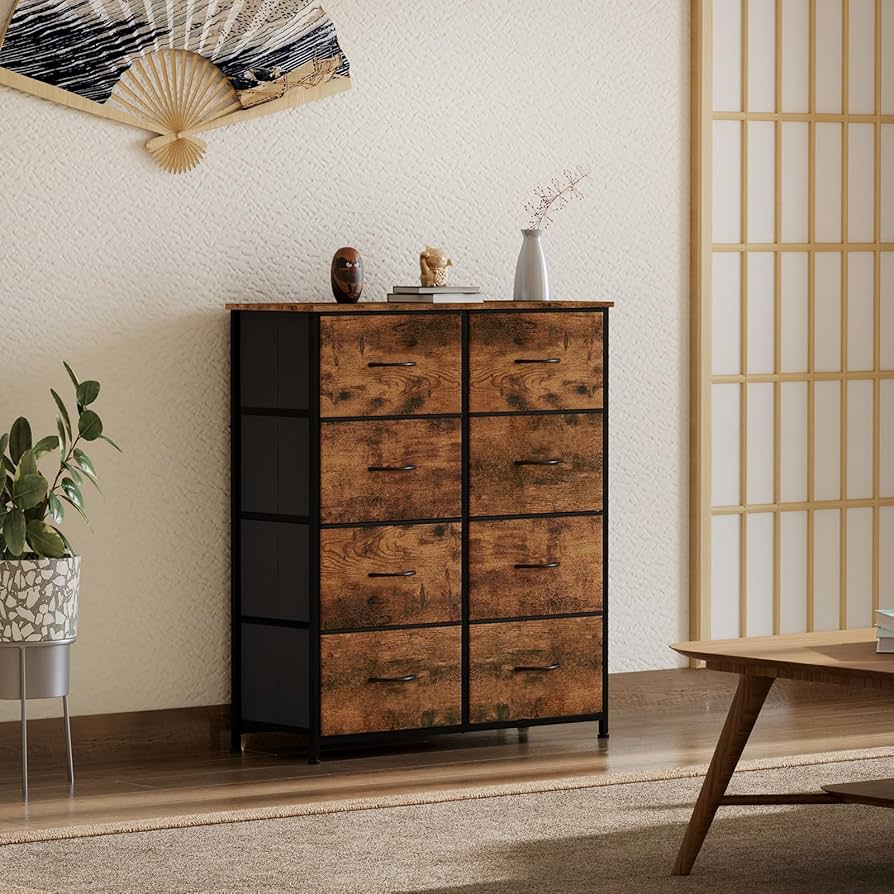 チェスト タンス オシャレ 布製引き出し 収納 大容量 ビンテージ チェスト タンス オシャレ 布製引き出し 収納 大容量 ビンテージ