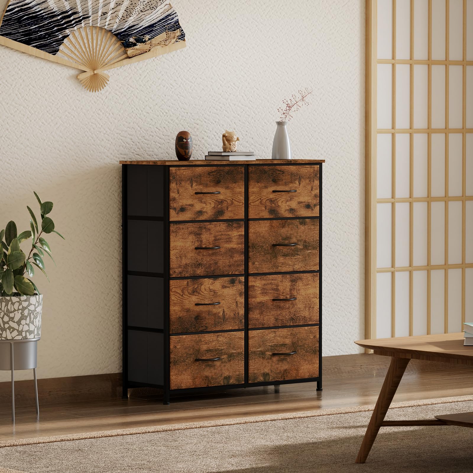 Amazon｜Somdot タンス 収納 チェスト 洋服 ダンスおしゃれ チェスト