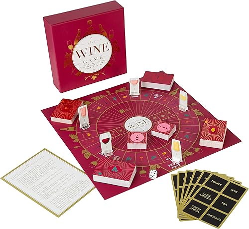 Miniatura 3 de Talking Tables Juego de mesa de trivia con temática de vino, noche de juegos, adultos, después de la cena, juego de mesa, conocimiento general,