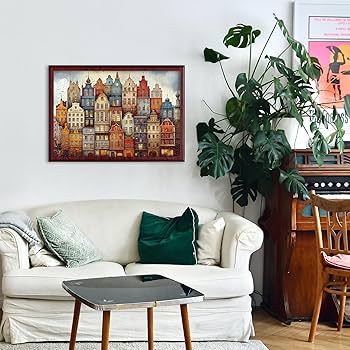 Amazon | MISITU ジグソーパズル 1000ピース パズル 風景 絵画
