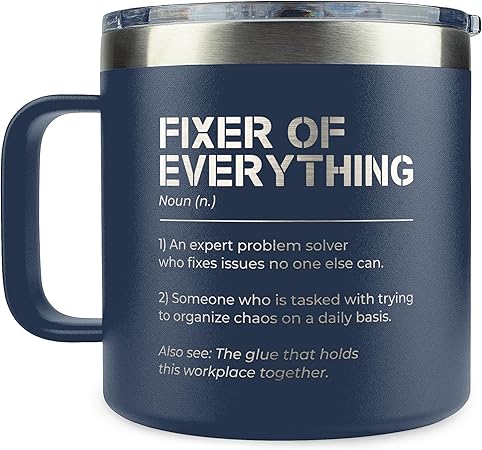 "Fixer of Everything" Stainless Steel Mug