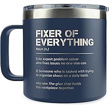 感谢男士礼物、老板、同事、经理、办公室、导师 - 男士同事礼物、老板礼物 - 生日、父亲节男士礼物 - 14 盎司不锈钢咖啡杯