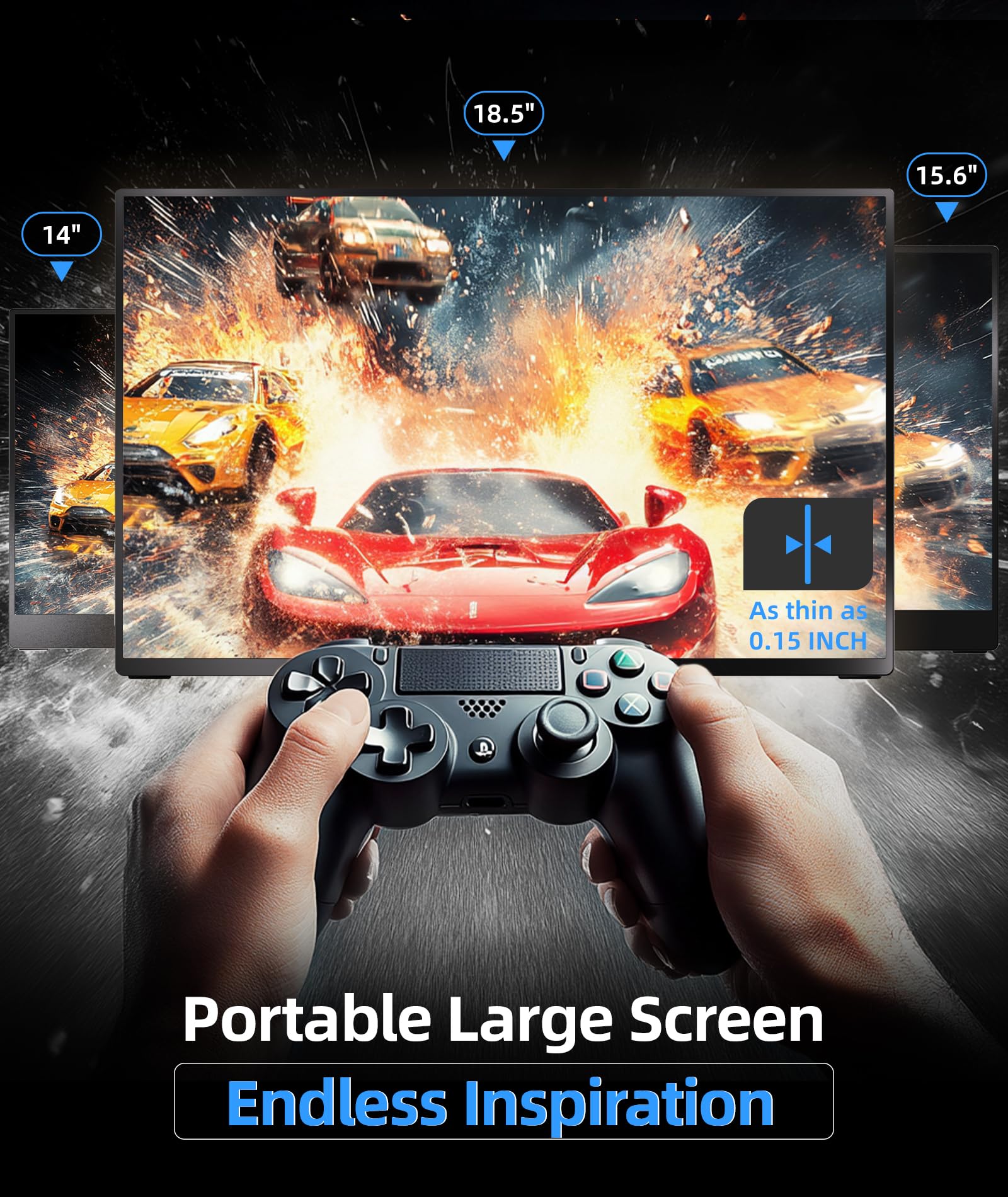 Amazon.co.jp: Ingnok モバイル モニター 18.5インチ 100%sRGB FHD 非