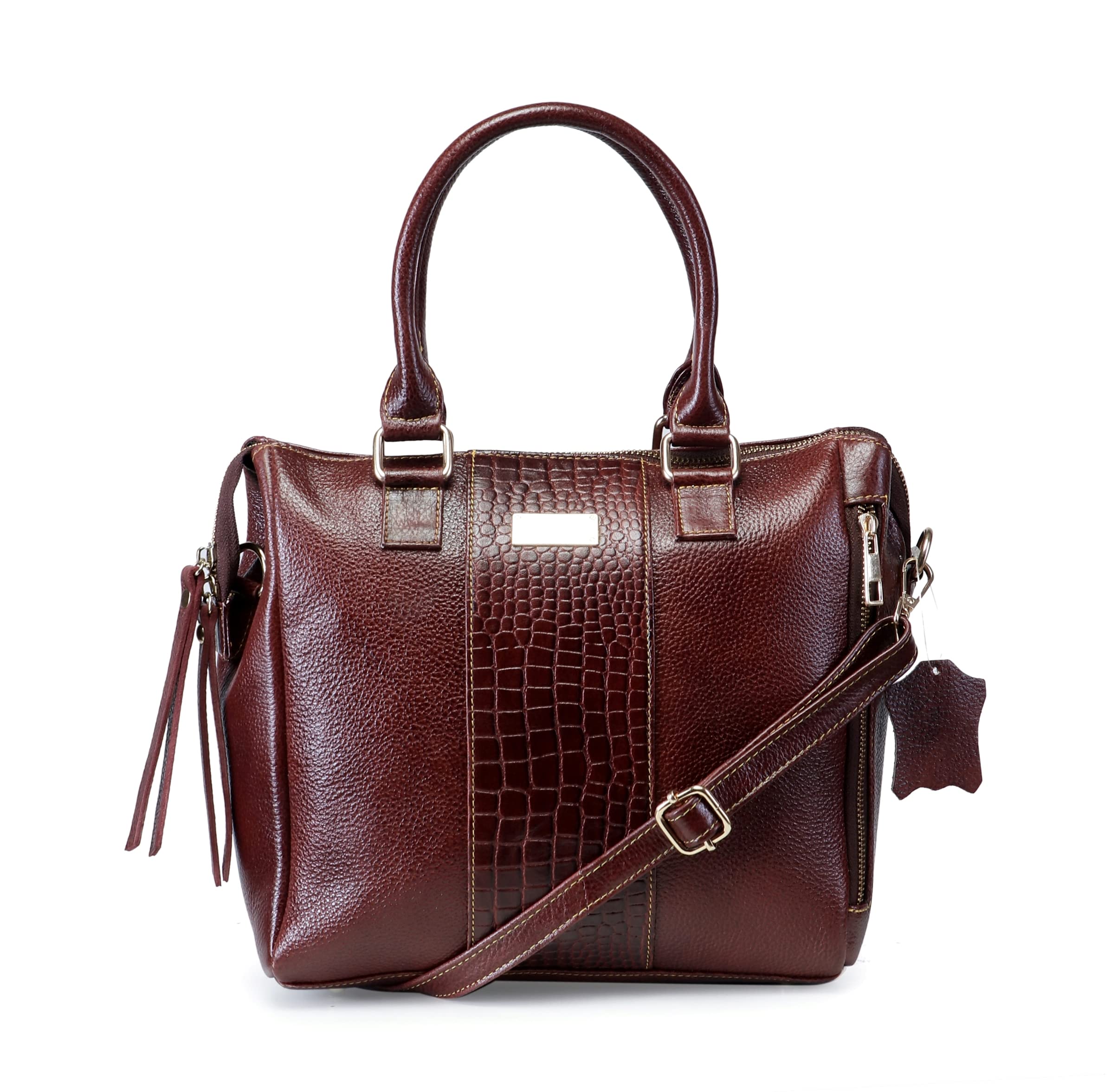 Money iin Genuine Leather Stylish Latest Bags for Women/Ladies Purses Branded Original Leather Best for Regular Used With Detachable Sling Cross Body Long Handel