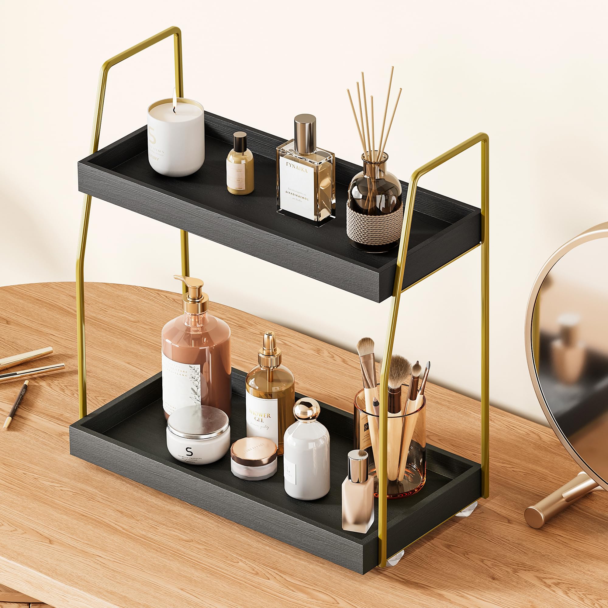 Bathroom Countertop Organizer, Counter Organizer for Bathroom Decor