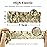 FRESINIDER 9 Rolls Self Adhesive Wrap Athletic Tape Gauze, Breathable Elastic Cohesive Bandage for Sports Injury & Pet (7 Pcs 2 x 5 Yards + 2 Pcs 1 X 5 Yards) (German Woodland Camo)