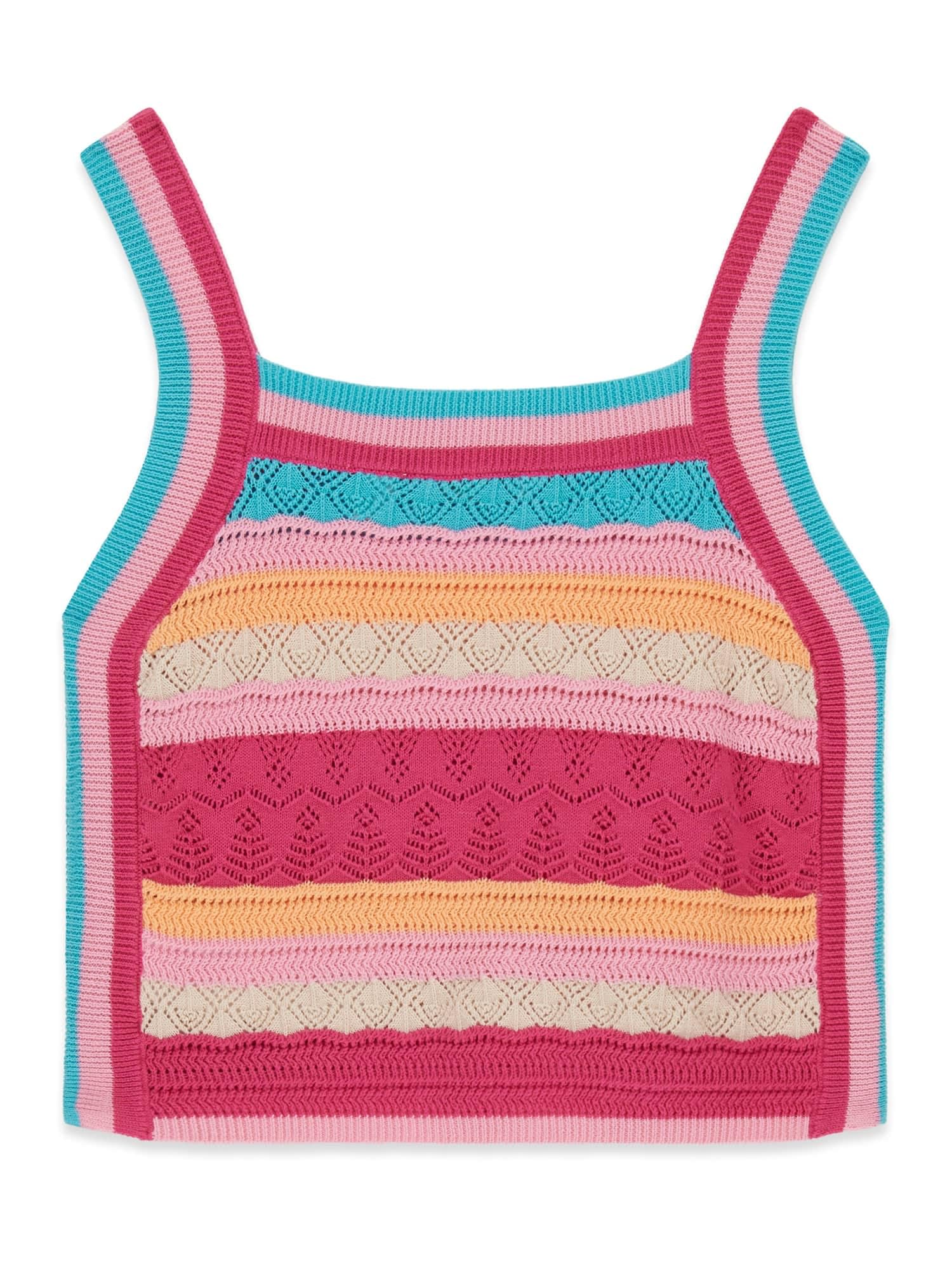 GUESS Top para niña Fucsia