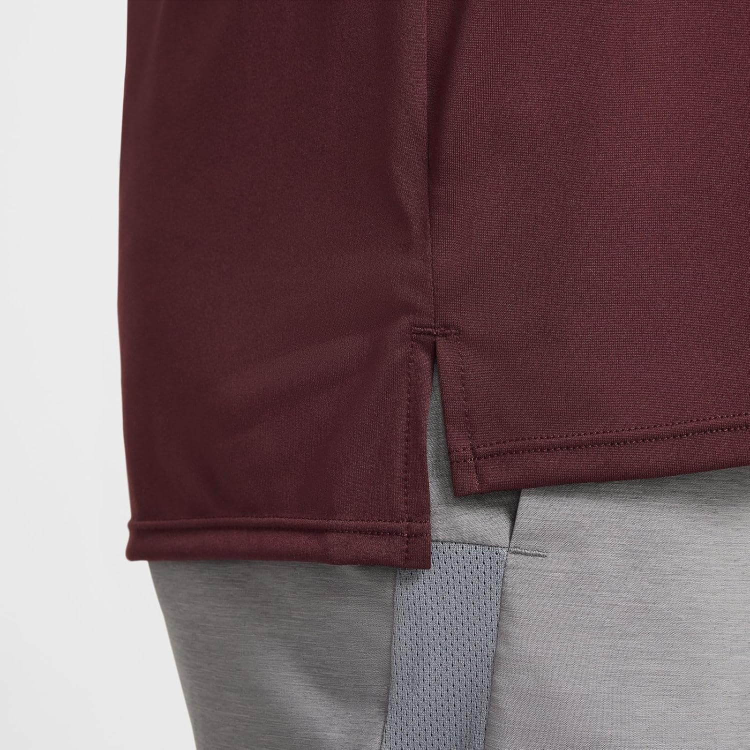 Nike Rise 365 Men's Dri-FIT Short-Sleeve Running Top (Burgundy Crush, CZ9184-652)