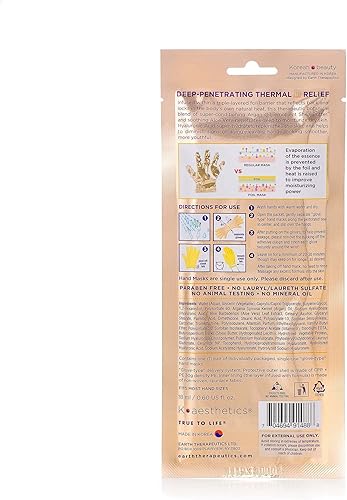 Miniatura 2 de Earth Therapeutics Máscara de mano hidratante térmica (1 par)