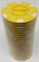Vista 1 de Fichas de póquer - (25) $25,000 Desert Palace 0.41 oz compuesto de arcilla