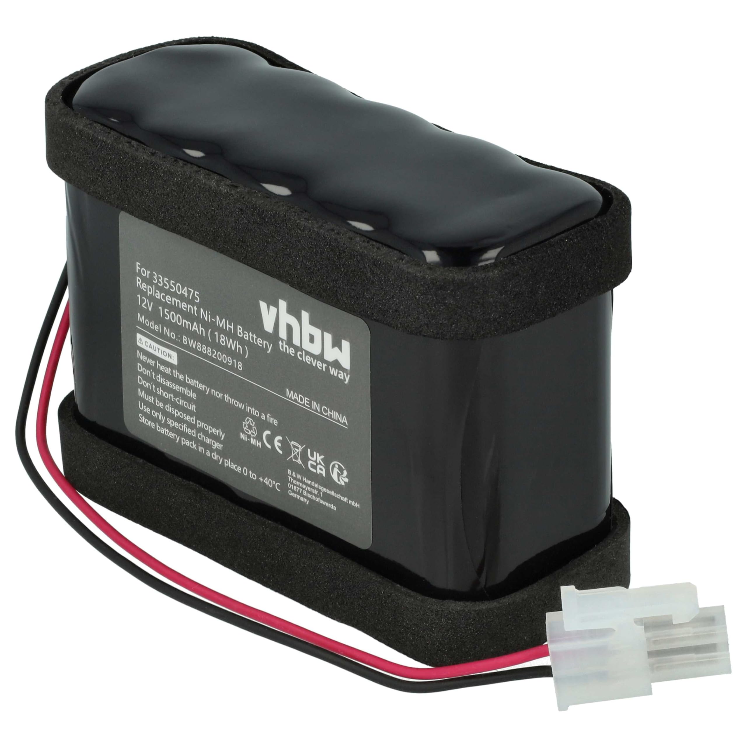 vhbw Batterie Remplacement pour Ditec Entrematic DAS901BAT1
