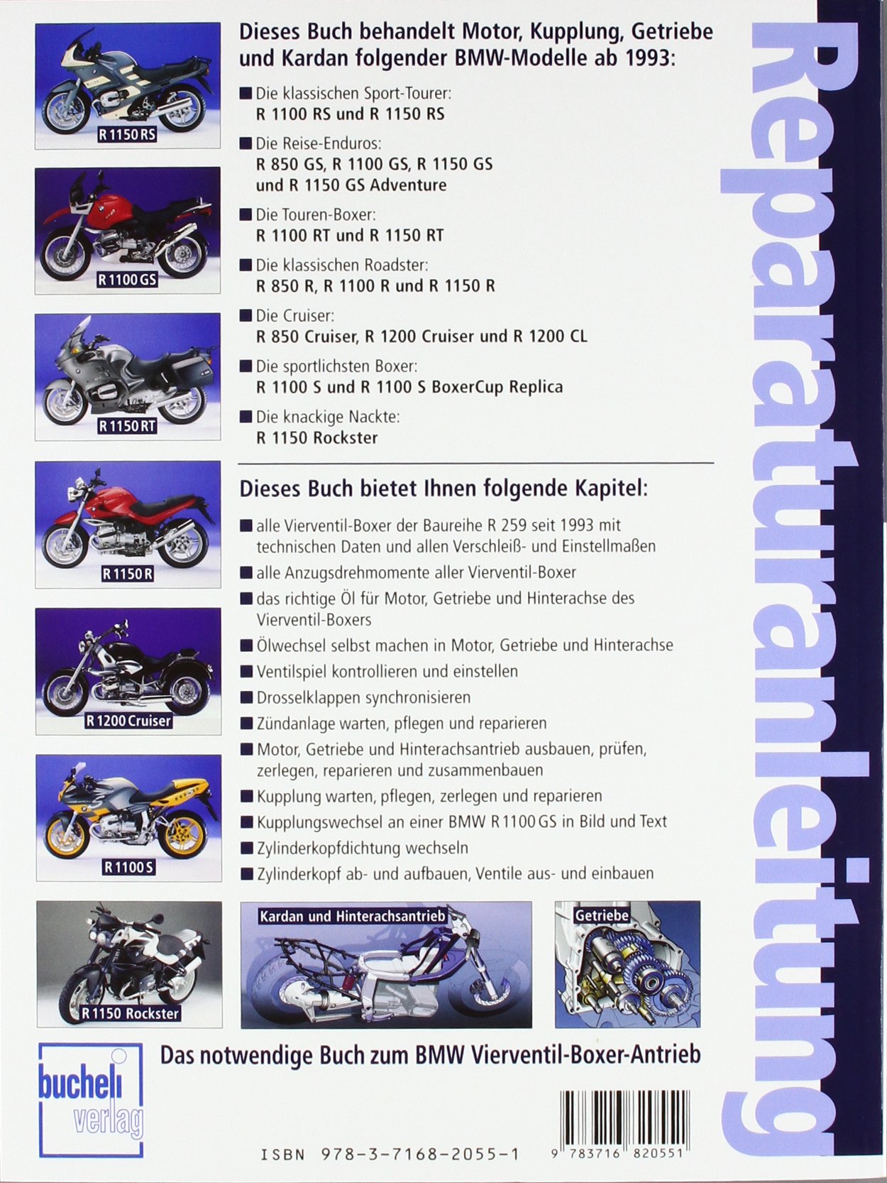 BMW Boxer: Motor - Kupplung - Getriebe - Kardan ab 1993 (Reparaturanleitungen)