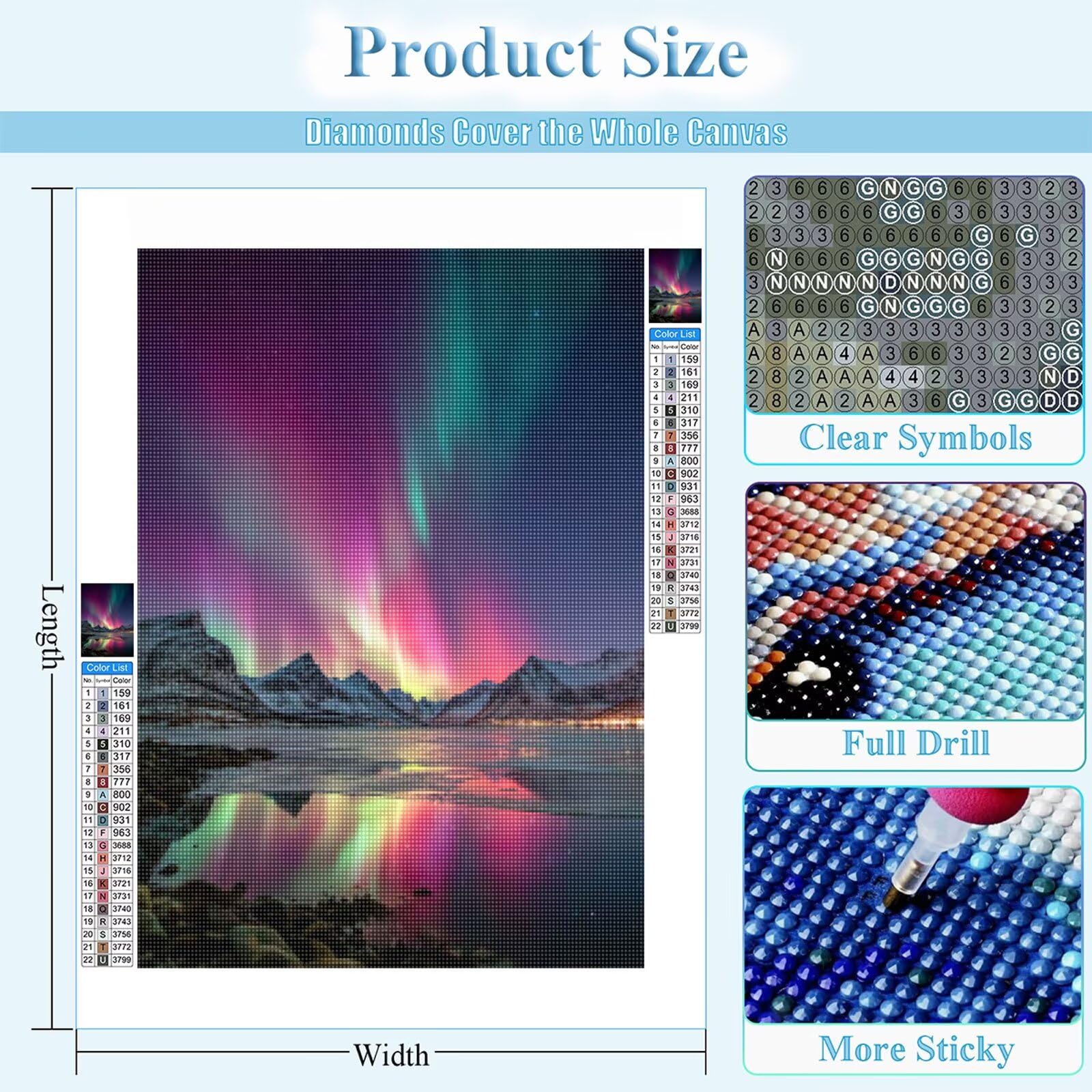 Kompletny zestaw do malowania diamentowego dla dorosłych, 5D diamentowa sztuka kryształowa sztuka, 60 x 90 cm DIY kryształowa mozaika z kryształem górskim na płótnie do dekoracji domu i relaksu