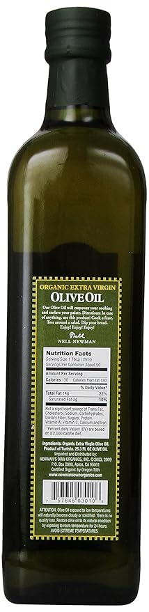 Newman's Own Aceite de Oliva Extra Virgen Orgánico Pack de 2 miniatura 2