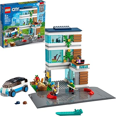 LEGO City Family House 60291 Building Kit; Toy for Kids, New 2021 (388 Pieces)