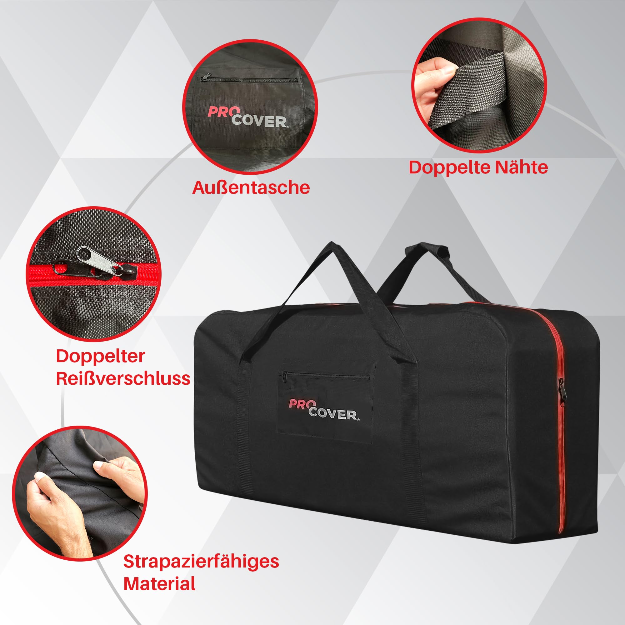 Premium Tragetasche für Elektroroller, kompatibel mit allen Marken, große Tasche, ideal für Transport oder Aufbewahrung, robuste und wasserdichte Aufbewahrungstasche