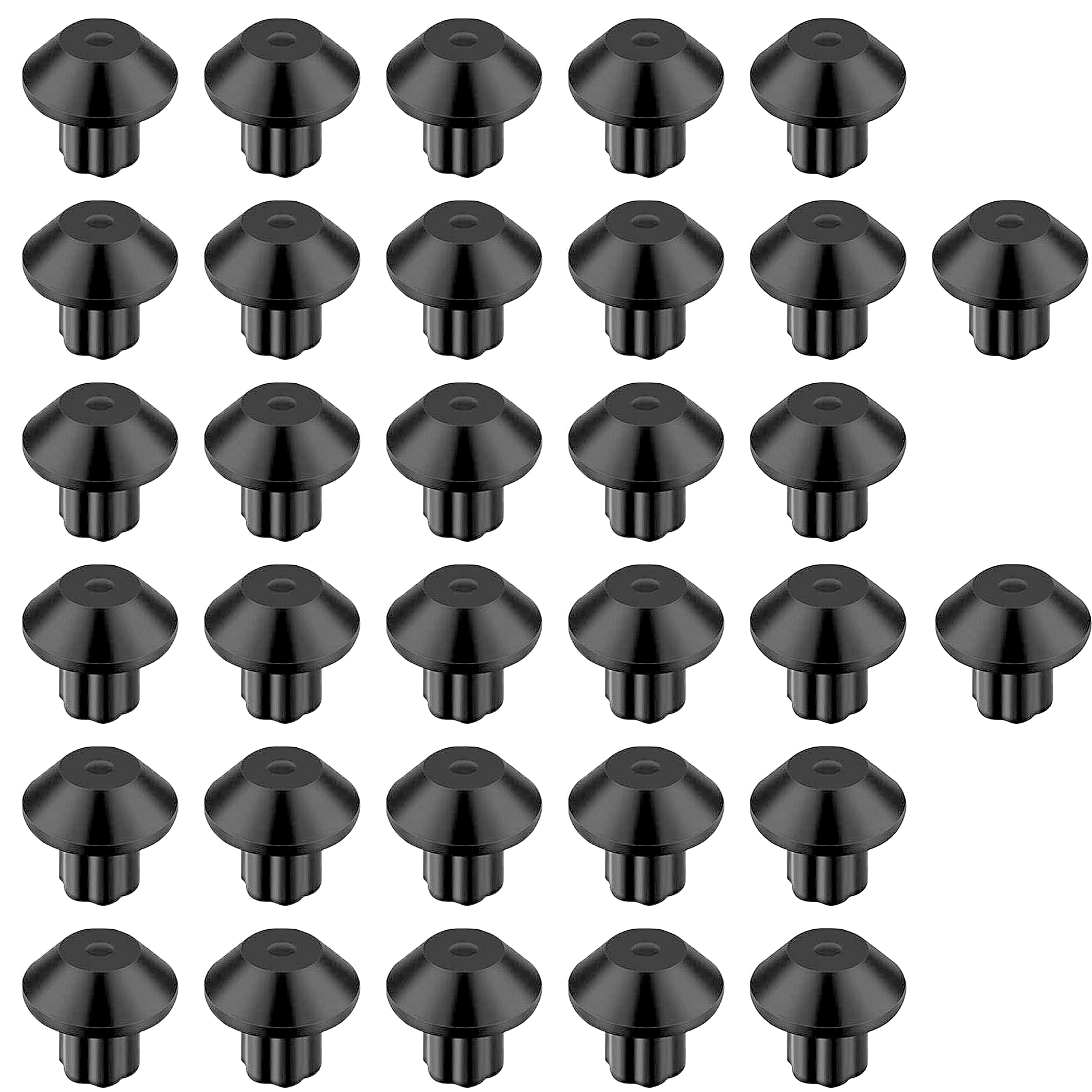 TLAOISUS 32-Pack WB2K101 PD040035 Cooktop Range Grate Rubber Feet Bumpers with Heat Resistant Material for fits Viking Range Gas Stove Burner Grates