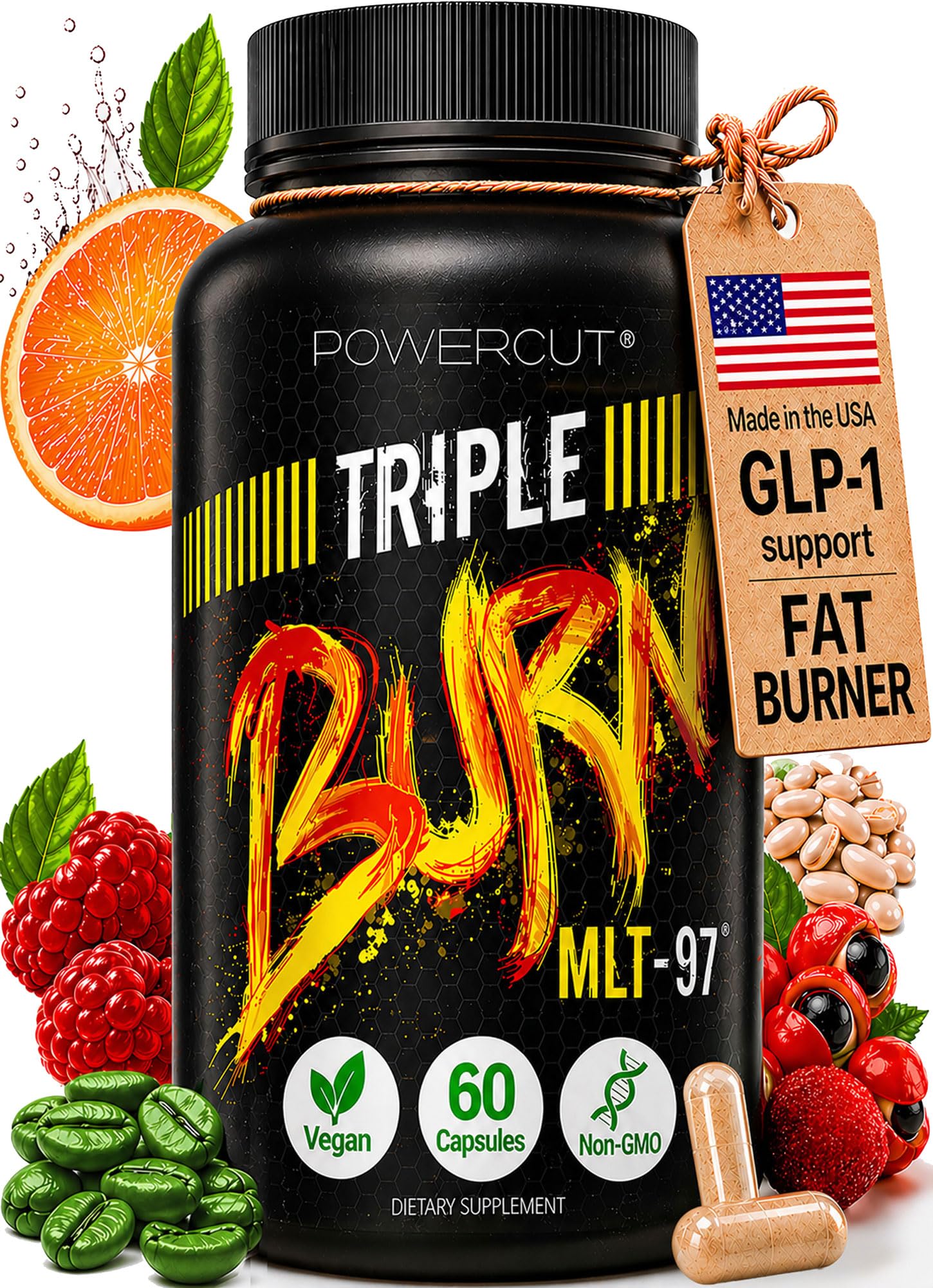 Amazon.com: Triple Burn Weight Loss Pills for Women & Men, Fat
