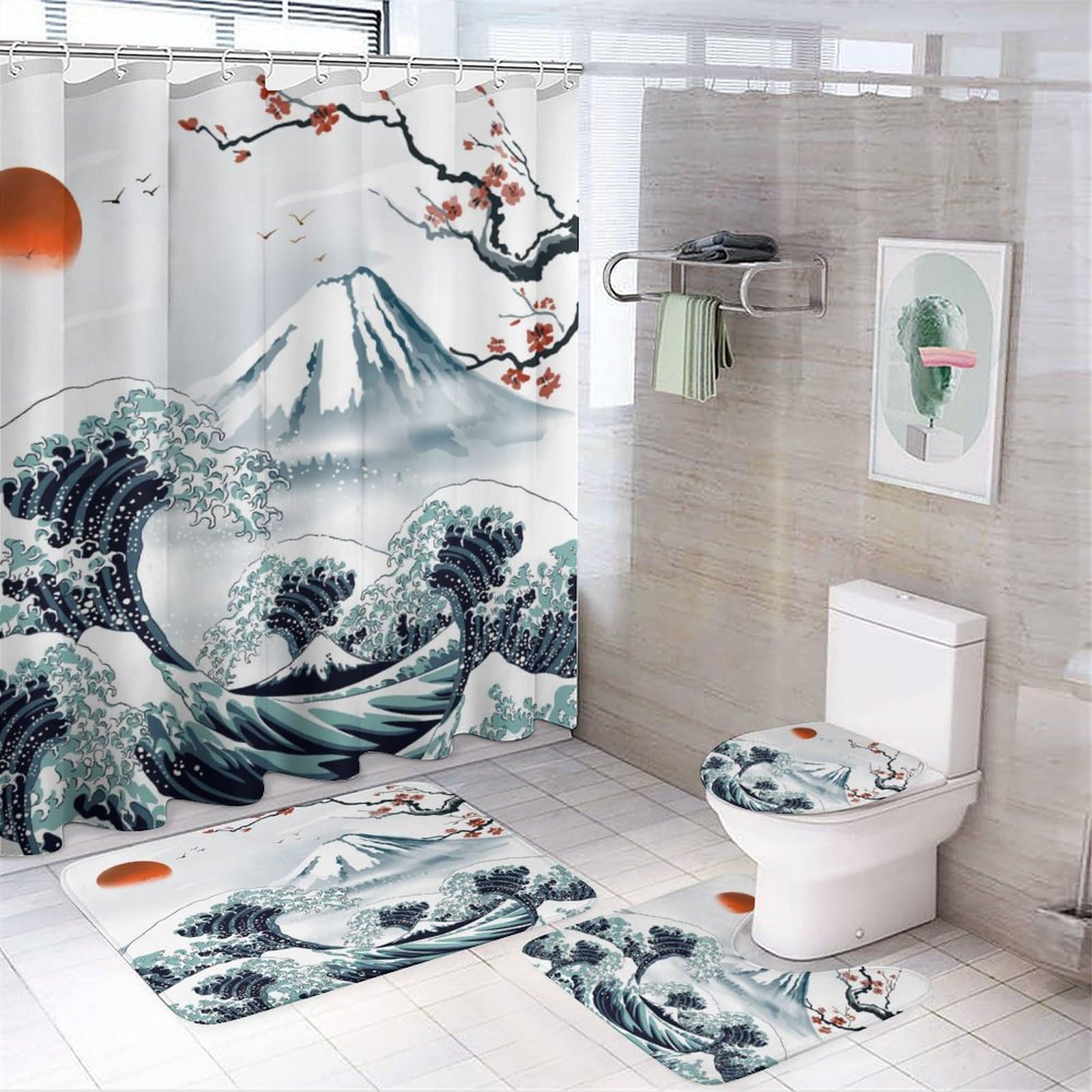 Japanese Bathroom Set