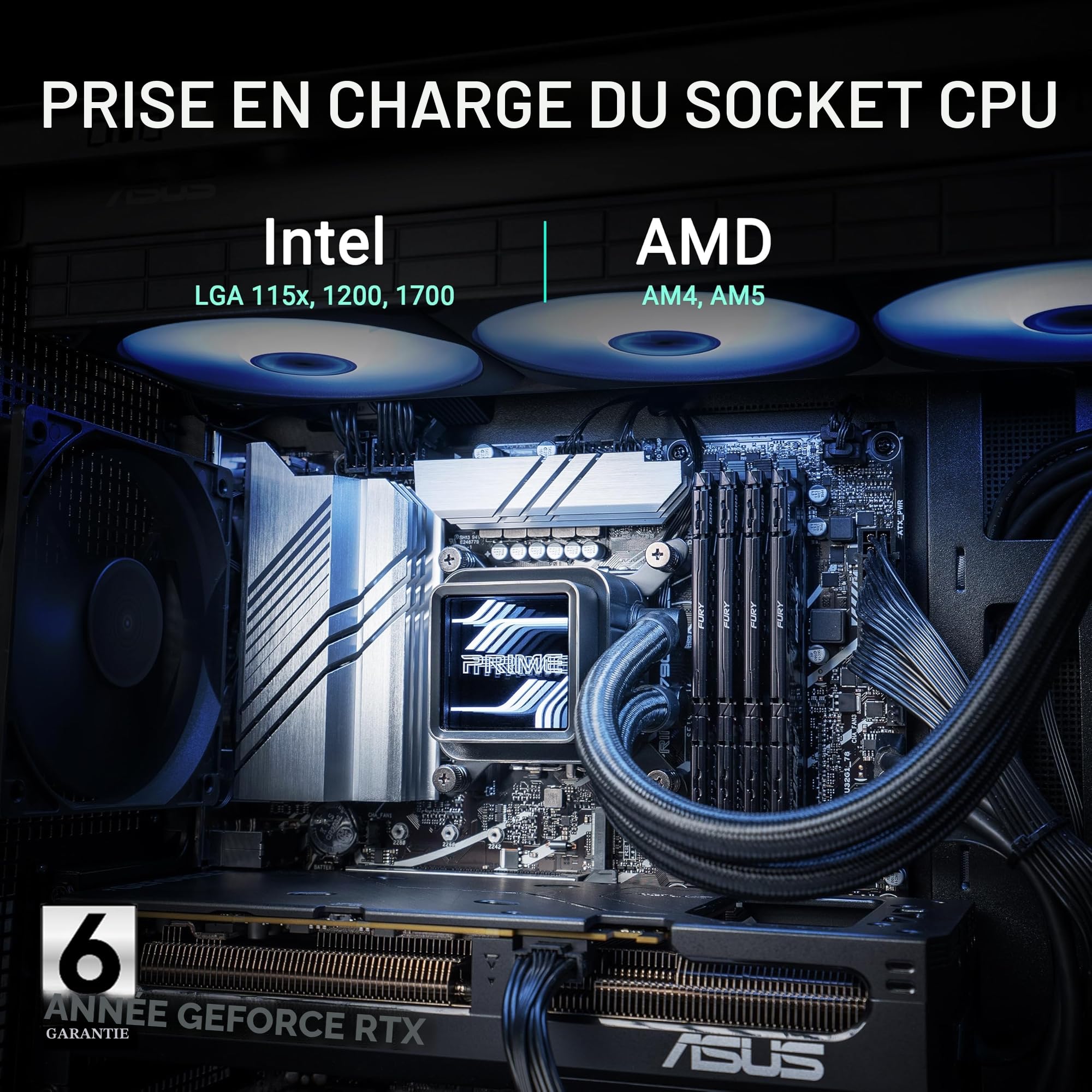 ASUS Prime LC ARGB 360mm Refroidisseur liquide CPU AMD/Intel
