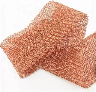 Sanitary clamp 4 Wire Pure Copper Mesh Woven Filter 0.5-10 m 100 mm Wide Sanitary Food Grade Distilled Home Brew Beer Home Brewing(0.5 Meter)