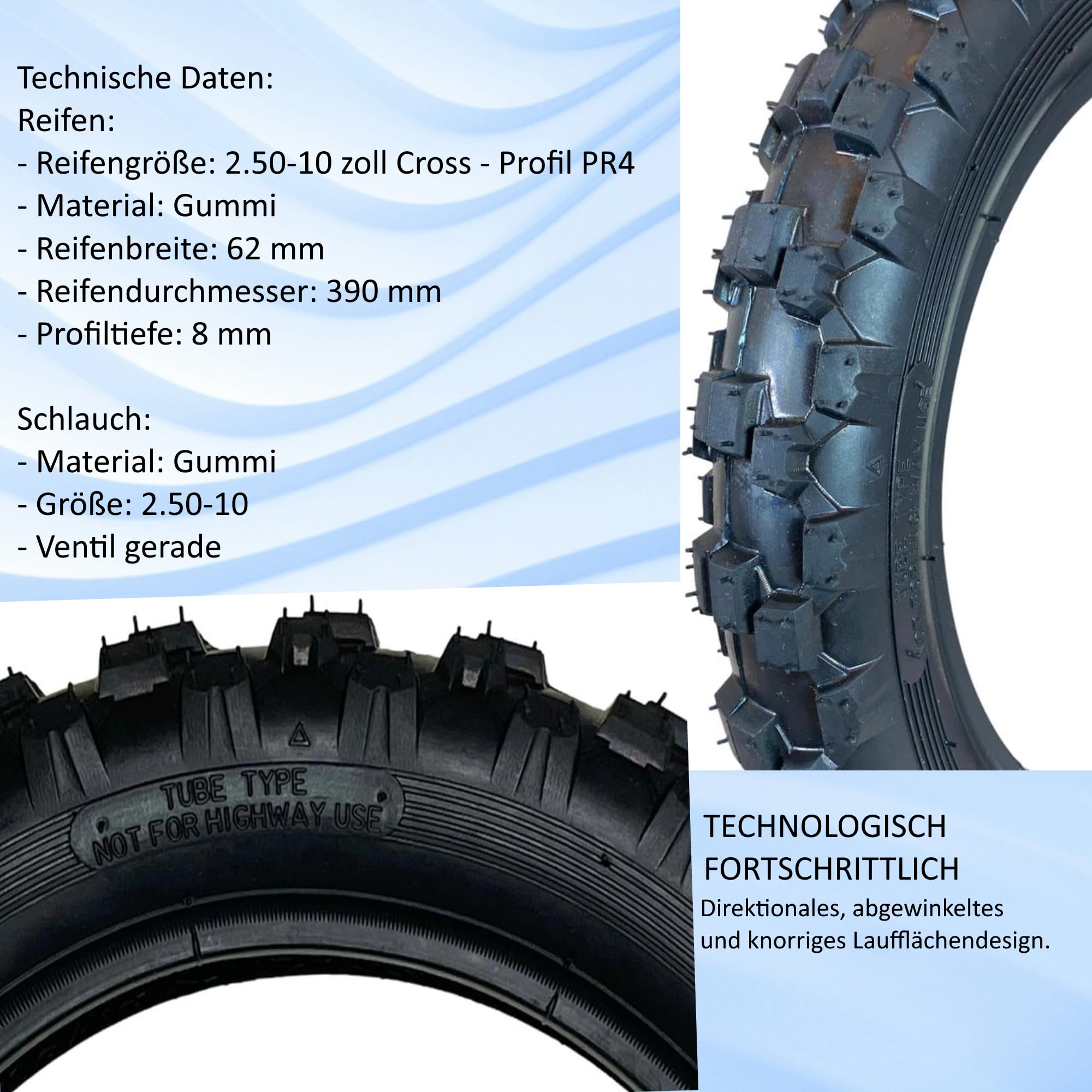 Cerchioni E Pneumatici 33J Pit Bike Cross Bike Mini Cross Hmparts - Foto 13