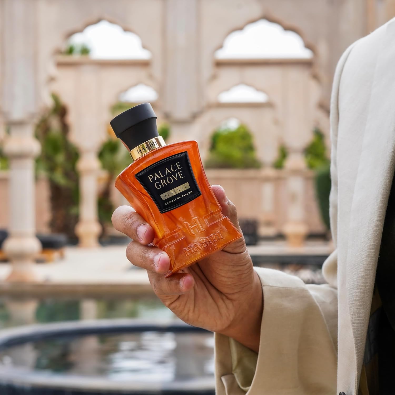 H HABIBI Palace Grove Extrait De Parfum – Cologne for Men & Perfume for Women, 2.5 oz Long Lasting Unisex Fragrance with Mandarin & Vanilla, Arabian Scent - Image 4