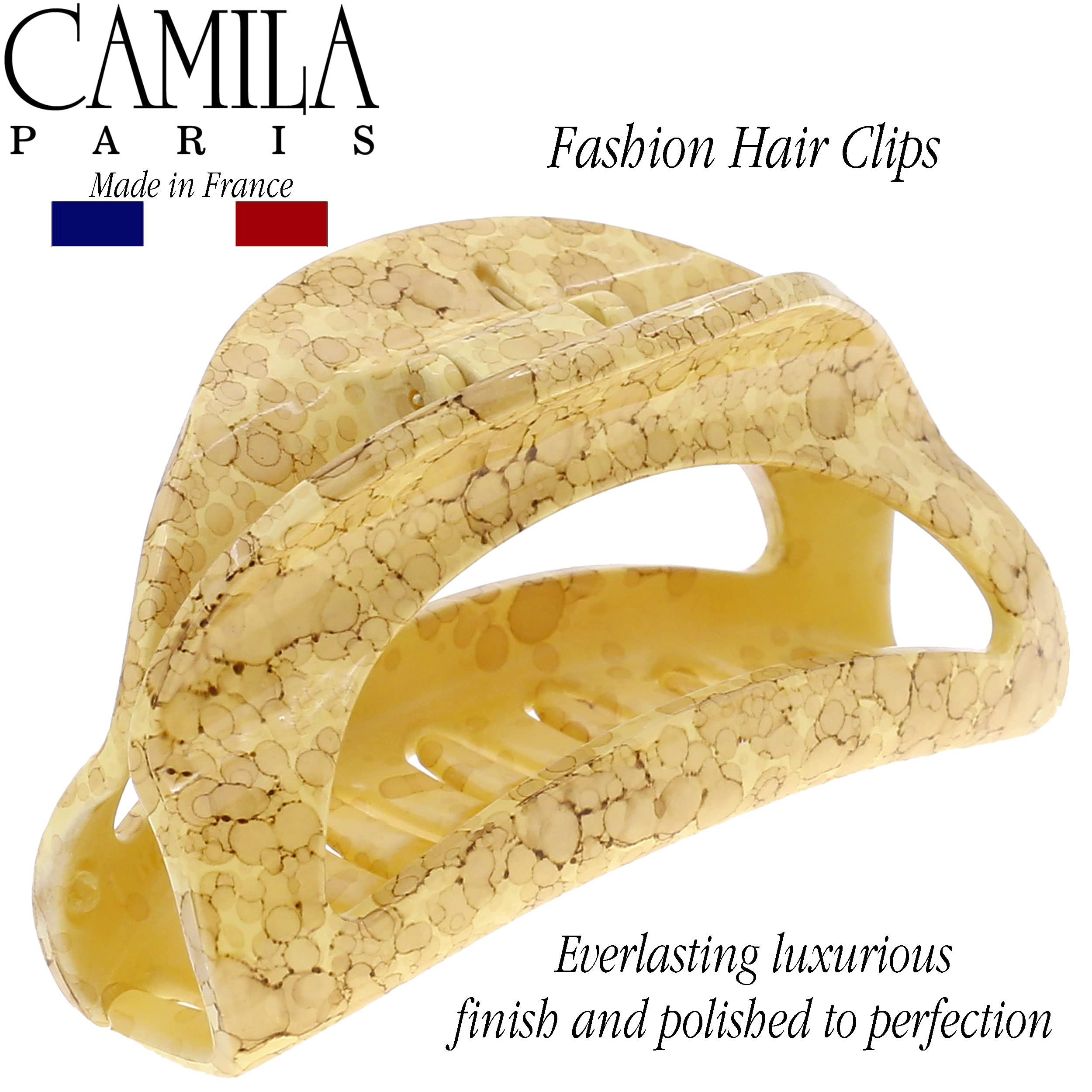 Camila Paris CP3192 Französische Haarspange für Damen, dickes Haar für langes, lockiges, gewelltes Haar, Mädchen-Haarklammern, langlebig, große Haarklammer für dickes Haar, starker Halt, rutschfester