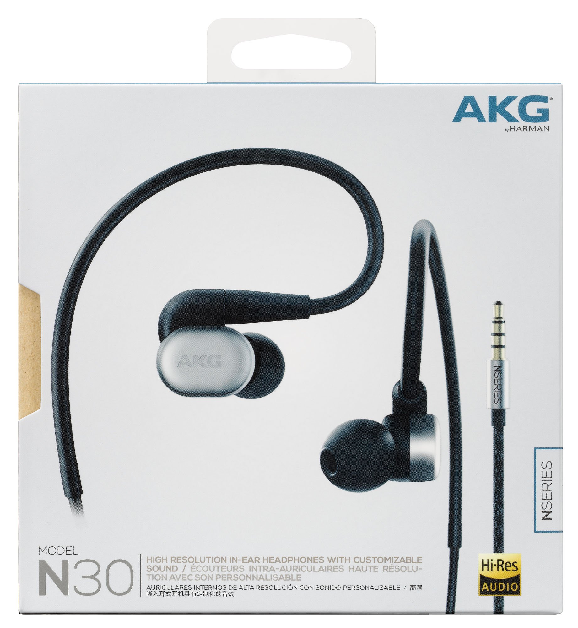 Amazon.co.jp: AKG N30 カナル型イヤホン ハイレゾ対応 2WAY