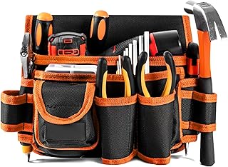 Ultra-Thick Men's Adjustable Tool Belt with Pockets