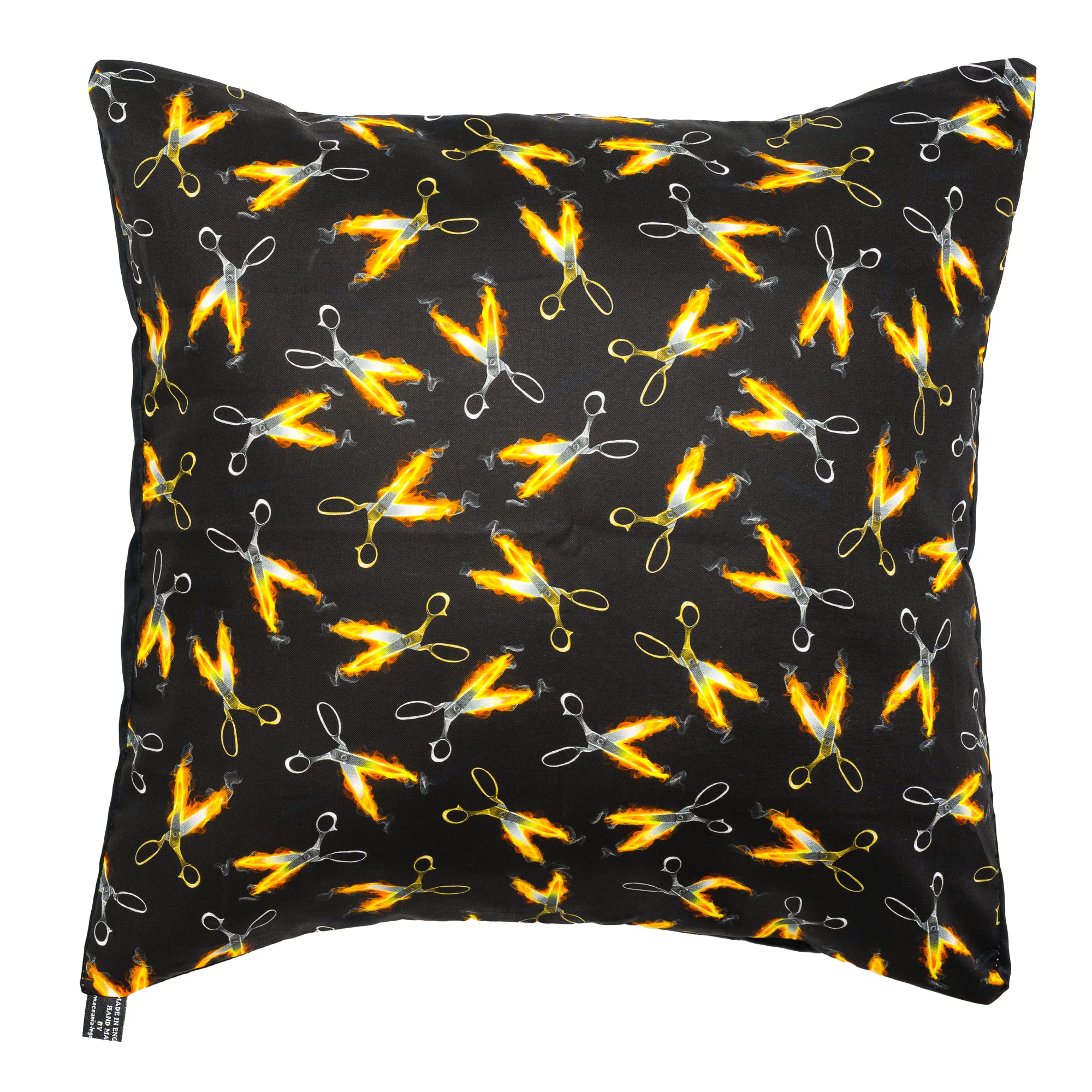 Flaming Scissors Cushion Covers - fits an 18" x 18" cushion pad