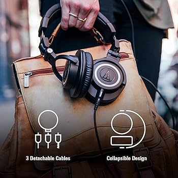 audio-technica ATH-M50X ブラック Professional monitor headphones| ATH-M50x |Audio-Technica