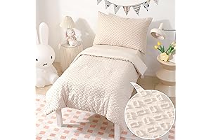 Cozy Comfort: Toddler Bedding Set Neutral Serenity