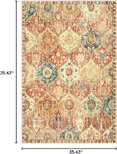 Vista 201 de Lahome - Alfombra de marroquí tejida, alfombra para cocina, pasillo, antideslizante, pasillo para entrada, pasillo de lavadero, dormitorio, 274 x