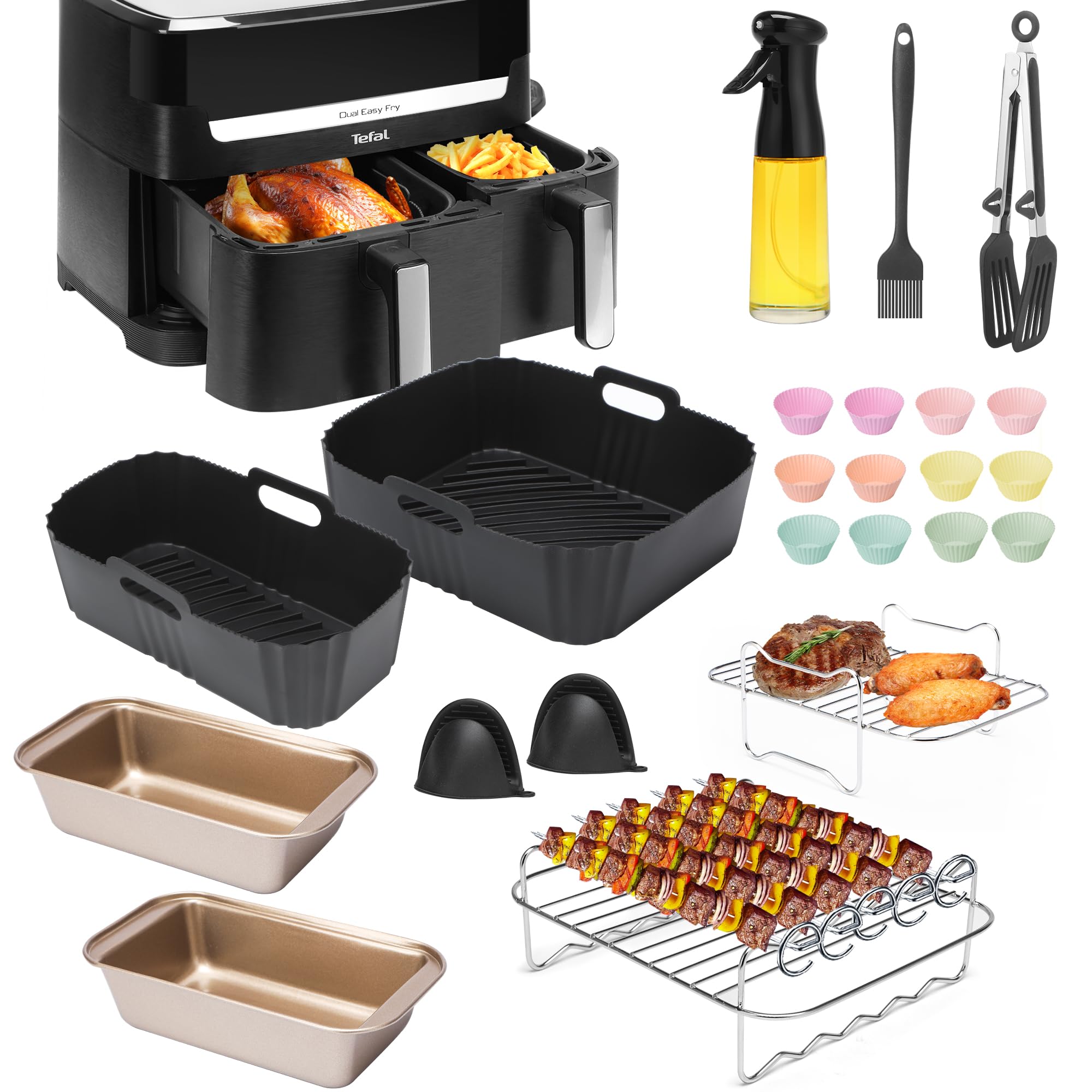 Moulinex ADA903 Cartouche Filtrante Anti-Odeur Pour Friteuse - Filtre Charbon Actif
